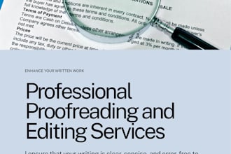 edit and proofread your papers