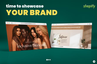 design shopify website, shopify store, redesign branded dropshipping store