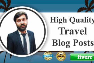 write travel blog for your website