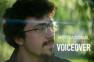 record your motivational voiceover