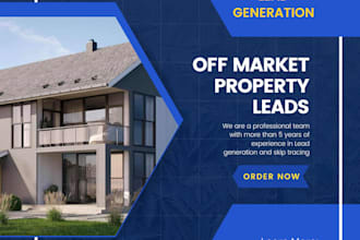 provide off market records with skiptracing of real estate