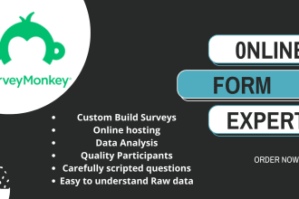 design a robust survey, form in surveymonkey
