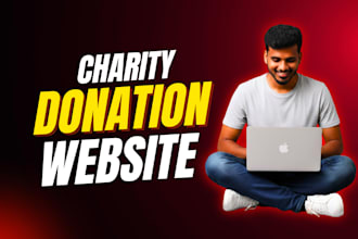build charity donation website or nonprofit ngo website