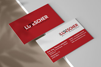 do minimalist, luxury business card and stationery design