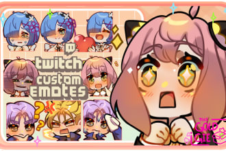 create custom twitch emotes and sub badges