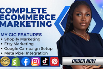do shopify store promotion, facebook ads campaigns, shopify ecommerce marketing