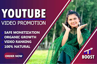 do youtube video promotion for channel monetization organically