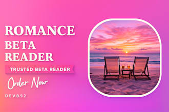 be your expert romance beta reader