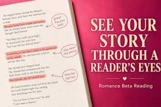 be your romance beta reader