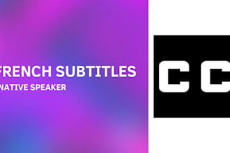 provide you perfect french subtitles to your youtube videos