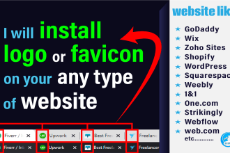 install logo or favicon in your website