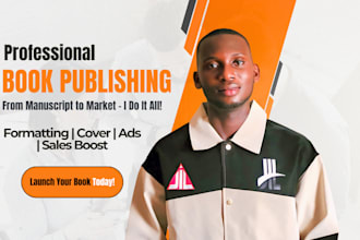 do amazon kdp book publishing, book formatting, marketing, book promotion or ads