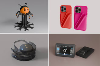 make custom 3d model, stl file for 3d printing, prototyping