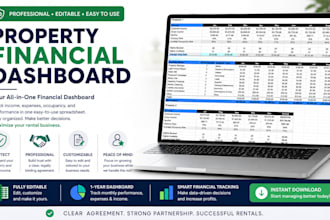 airbnb financial spreadsheet and rental agreement