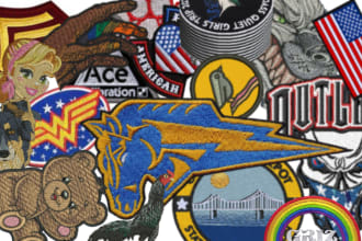 make custom embroidered patches designed digitized and shipped