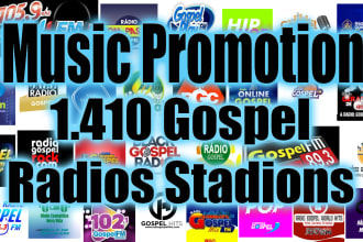 send your music to 1410 gospel radio stations