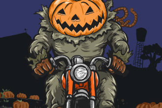 draw cool halloween monster
