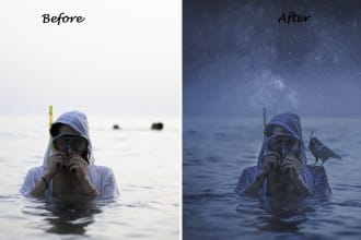 do photoshop manipulation, blend and edit your photos