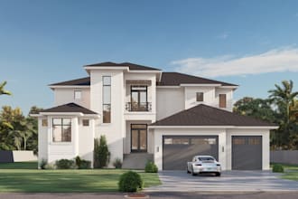 create realistic renderings for real estate clients, developers
