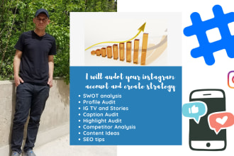 audit instagram and provide strategy