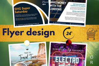 create animated motion flyer, event flyer for your business