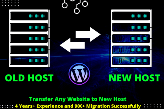 transfer wordpress migrate hosting to new host