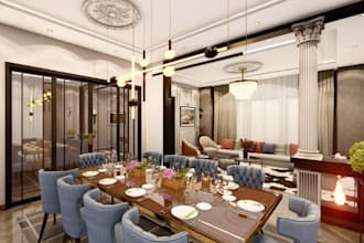 model and render photorealistic 3d interior images