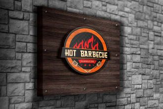 design a modern restaurant, food, cafe, food, bbq or food truck logo