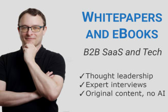 write an authoritative ebook for your b2b technology company