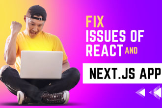 modify and fix bugs of reactjs, redux, nextjs application