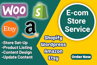 do product listing, inventory update total ecommerce store management