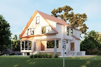 do interior design, exterior, sketchup 3d model, rhino, renderings