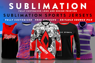 make any custom sports jersey design or sublimation jersey