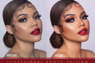 do a professional high end photo edit and retouch in 3 hours