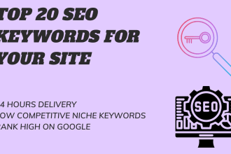 find top 20 key words with advanced keyword research