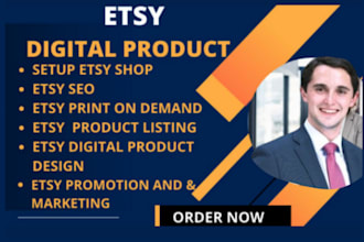 create etsy shop, set up etsy shop, etsy listing, complete SEO optimization