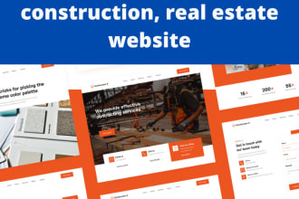 build a handyman website, construction website, architecture real estate website