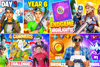 design eye catching fortnite thumbnail