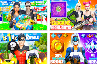 design eye catching fortnite thumbnail