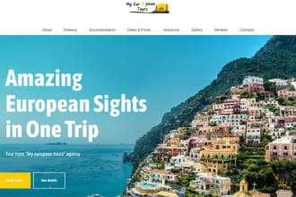 design vacation rental website, hotel booking website