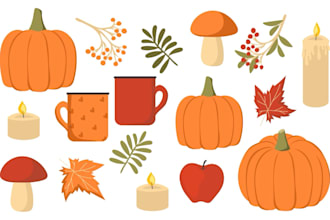 design creative, simple and unique icon set