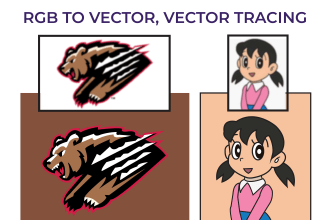 do all kind of vector illustration, vector tracing, vector lineart and anything