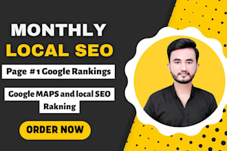 do wordpress monthly local SEO service for google rankings