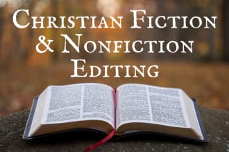 copy edit your christian fiction or nonfiction book