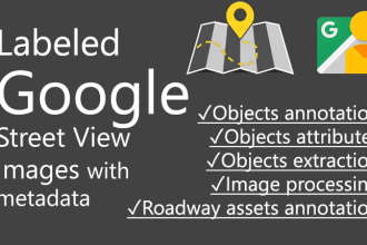 provide labeled data of google street view