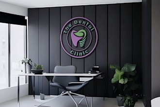do unique dentist clinic dental healthcare hospital logo