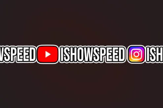 social media overlay banner like the one on ishowspeed stream with kick