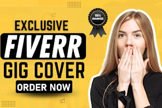 design fiverr gig image, gig cover picture,and gig thumbnail