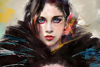 draw custom detailed portraits