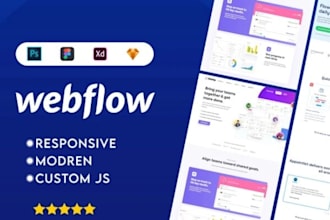 design, develop, clone, update or fix the webflow website